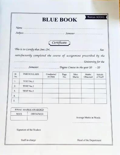 Blue Books